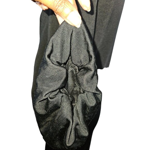 Ralph Lauren Black Label Silk Blend Black Sheath Dress Women Size Medium - Picture 11 of 12